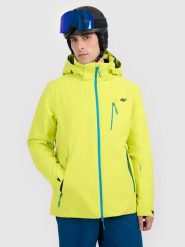 4F Kurtka narciarska membrana 10000 męska - zielona XXL. Zielone kurtki męskie 4f, m, bez wzorów, z materiału, bez kaptura, narciarskie. Za 799.99 zł.