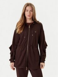 Liu Jo Sport Bluza TF5205 F0778 Brązowy Regular Fit. Brązowe bluzy bez kaptura damskie Liu Jo Sport, xs, bez wzorów, z syntetyku, bez ramiączek, bez kaptura. Za 899.99 zł.