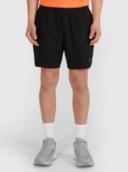 4F Szorty sportowe w kolorze czarnym rozmiar: XL. Czarne szorty męskie 4f, bez wzorów, z materiału, sportowe. Za 79.03 zł.