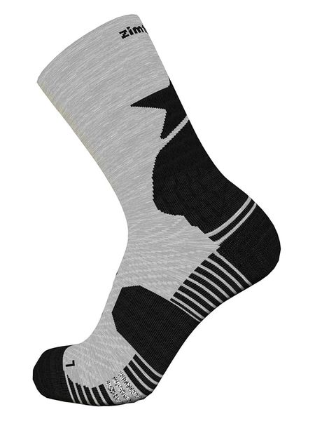 Zimtstern Skarpety kolarskie "MTB Performance" w kolorze szaro-czarnym rozmiar: 36-39. Czarne skarpetki męskie Zimtstern, bez wzorów, z materiału. Za 30.49 zł.