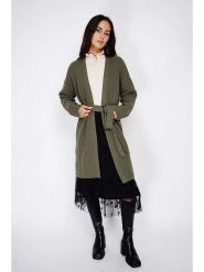C& Jo Kardigan w kolorze khaki rozmiar: 38. Brązowe kardigany damskie C& Jo, bez wzorów, z tkaniny. Za 188.85 zł.
