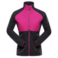 Bluza damska sportowa z wełną merino Alpine Pro Gerla. Czerwone bluzy bez kaptura damskie Alpine Pro, l, z elastanu. Za 369.00 zł.