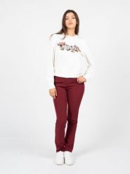 Liu Jo Bluza "Chiusa" | WF2331 F0090 | Kobieta | Biały. Białe bluzy bez kaptura damskie Liu Jo, s, z bawełny. W wyprzedaży za 299.00 zł.