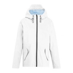 Damska Kurtka Bayletta Plain Waterproof Jacket. Białe kurtki damskie Regatta, bez wzorów, bez kaptura. Za 268.99 zł.