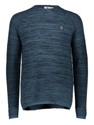 Garcia Sweter w kolorze granatowym rozmiar: M. Niebieskie swetry męskie Garcia, m, bez wzorów, z bawełny, bez kołnierzyka. Za 96.60 zł.