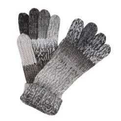 Damskie Rękawiczki Dzianinowe Frosty Gloves VI. Czarne rękawiczki damskie Regatta, na zimę, bez wzorów, z dzianiny. Za 41.99 zł.