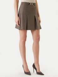 Morgan Spódnica mini 261-JEN.F Brązowy Regular Fit. Brązowe spódniczki damskie Morgan, bez wzorów, z syntetyku, mini. Za 299.99 zł.