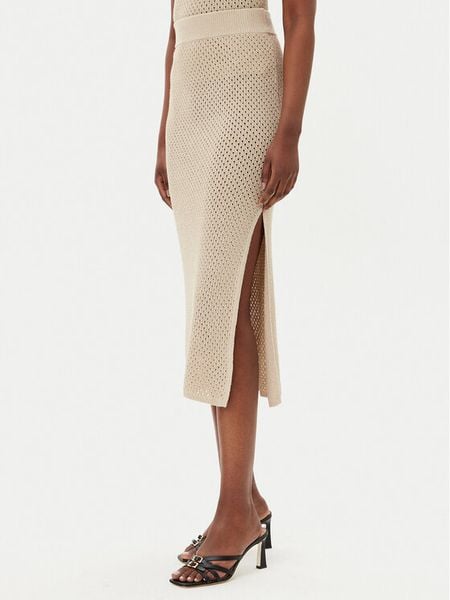 Marella Spódnica ołówkowa Arak2 2513301022 Beżowy Slim Fit. Brązowe spódniczki damskie Marella, l, bez wzorów, z bawełny, ołówkowe. Za 449.99 zł.