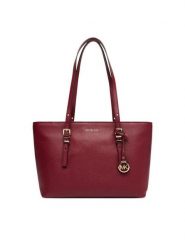 MICHAEL Michael Kors Torebka Quinn 30T5GQNT2L Bordowy. Czerwone torebki klasyczne damskie MICHAEL Michael Kors, bez wzorów, ze skóry, bez dodatków. Za 799.99 zł.