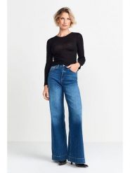 Rich & Royal Koszulka w kolorze czarnym rozmiar: XS. Czarne bluzki damskie Rich & Royal, xs, bez wzorów, prążkowane, bez kołnierzyka, bez ramiączek. Za 136.13 zł.