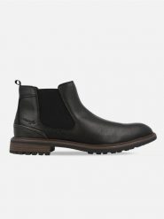 Wrangler Botki "Randy" w kolorze czarnym rozmiar: 41. Czarne buty zimowe męskie Wrangler, bez zapięcia. Za 224.95 zł.