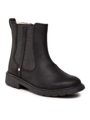 Clarks Kozaki Astrol Orin K 261537496 Czarny. Czarne kozaki dziewczęce Clarks, bez wzorów, z nubiku, bez obcasa. Za 319.99 zł.