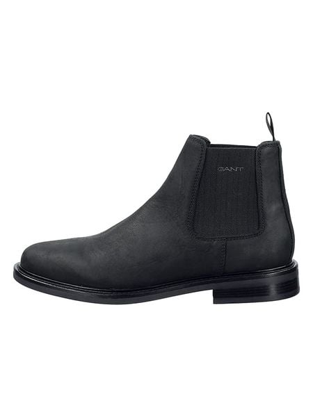 GANT Footwear Skórzane sztyblety "St Fairkon" w kolorze czarnym rozmiar: 44. Czarne sztyblety męskie GANT Footwear, z nubiku, bez zapięcia. Za 368.09 zł.