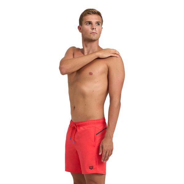 Szorty męskie spodenki kąpielowe sportowe na basen plażę Arena Pro File. Czerwone kąpielówki męskie Arena, m, z materiału, na fitness i siłownię. Za 120.99 zł.