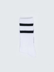 Skarpety unisex długie białe Ribs 101. Białe skarpetki damskie Big Star, bez wzorów. W wyprzedaży za 13.99 zł.