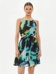 Morgan Sukienka letnia 241-RLIZY.F Kolorowy Regular Fit. Sukienki damskie Morgan, na lato, bez wzorów, z syntetyku, bez kołnierzyka, bez ramiączek. Za 449.99 zł.