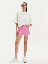 Lee Bluzka 112350752 Écru Relaxed Fit. Bluzki damskie Lee, xs, bez wzorów, z bawełny, bez ramiączek. Za 179.99 zł.