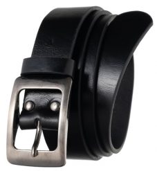 Pasek czarny SBB-CV-3A BLACK 105. Czarne paski damskie 4U Cavaldi, bez wzorów, ze skóry ekologicznej, biznesowe. Za 11.00 zł.