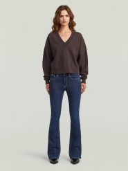 G-Star Bluza w kolorze brązowym rozmiar: L. Brązowe bluzy bez kaptura damskie G-Star, l, z bawełny. Za 179.80 zł.