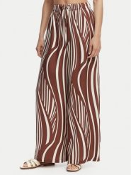 Seafolly Spodnie materiałowe Coastline 55541-PA Brązowy Wide Leg. Brązowe spodnie materiałowe damskie Seafolly, bez wzorów, z lyocellu. Za 639.99 zł.