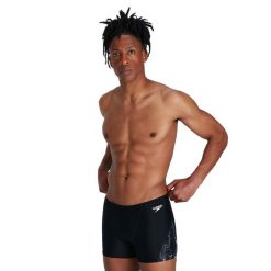 Spodenki kąpielówki męskie Speedo V Aquashort. Czarne kąpielówki męskie Speedo, m, bez wzorów, do pływania. Za 166.04 zł.