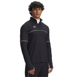 Koszulka polo z długim rękawem Under Armour Challenger. Czarne koszulki męskie z długim rękawem Under Armour, s, bez wzorów, z dzianiny, bez ramiączek. Za 274.99 zł.