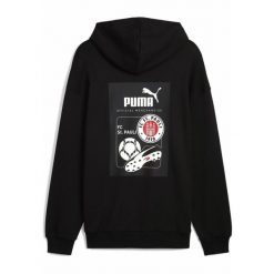 Męska bluza z kapturem i grafiką retro FC St. Pauli PUMA Black White. Białe bluzy z kapturem męskie Puma, m. W wyprzedaży za 219.00 zł.