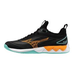 Buty sportowe Mizuno Wave Luminous 3 Czarny/Tangelo/Zielony Lód. Brązowe buty sportowe na co dzień damskie Mizuno, bez wzorów, z materiału, do piłki ręcznej, mizuno wave. Za 399.99 zł.