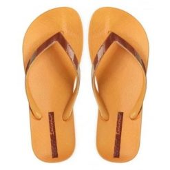 Ipanema Mesh V damskie klapki pomarańczowo-beżowe roz. 40. Brązowe klapki damskie Ipanema, bez wzorów, z meshu, bez obcasa. Za 67.83 zł.