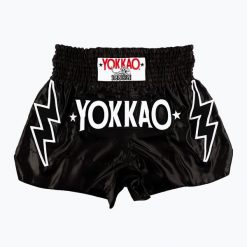 Spodenki treningowe męskie YOKKAO Stadium CarbonFit. Czarne szorty sportowe męskie YOKKAO, m, z materiału, na fitness i siłownię. Za 239.99 zł.