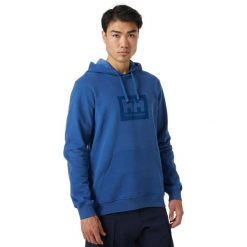 Bluza do chodzenia męska Helly Hansen 53289636. Niebieskie bluzy sportowe męskie Helly Hansen, bez wzorów, sportowe, bez kołnierzyka, bez ramiączek. W wyprzedaży za 292.40 zł.