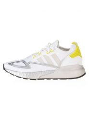 Adidas Buty "ZX 2K Boost" w kolorze srebrno-biało-beżowym do biegania rozmiar: 41 1/3. Białe obuwie do biegania damskie Adidas. Za 248.58 zł.