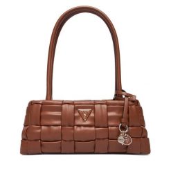 Torebka Guess. Brązowe torebki klasyczne damskie Guess, z aplikacjami, bez dodatków. Za 679.99 zł.
