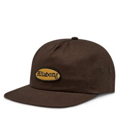 Czapka z daszkiem Billabong. Brązowe czapki męskie Billabong, bez wzorów. Za 89.99 zł.
