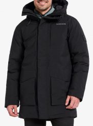 Kurtka ocieplana Didriksons Akilles Parka 2. Czarne kurtki męskie Didriksons, m, bez wzorów, z materiału. Za 936.00 zł.