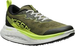 Buty męskie Keen WK400 II Winter Moss/Evening Primrose. Zielone buty trekkingowe męskie 909, z gumy, bez zapięcia, trekkingowe. Za 535.99 zł.