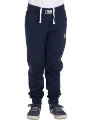 Bluza z bawełna z kieszenie na co dzień na siłownię. Niebieskie bluzy bez kaptura męskie LEONE 1947 APPAREL, z bawełny. Za 63.11 zł.