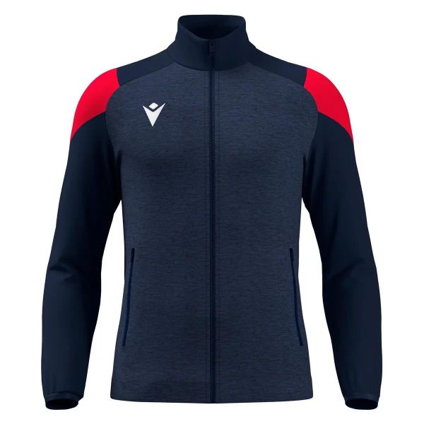 Bluza dresowa z pełnym zamkiem błyskawicznym Macron Vanir. Białe bluzy bez kaptura męskie Macron, s, z dresówki. Za 243.50 zł.