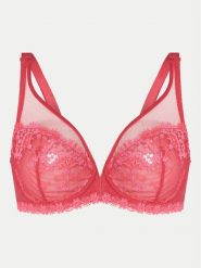 Simone Pérèle Biustonosz z fiszbiną Wish 12B319 Różowy. Czerwone biustonosze SIMONE PERELE, bez wzorów, z syntetyku. Za 239.99 zł.