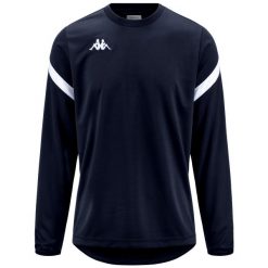 Bluza z okrągłym dekoltem Kappa Dolvano. Białe bluzy bez kaptura męskie Kappa, m, z materiału. Za 197.00 zł.
