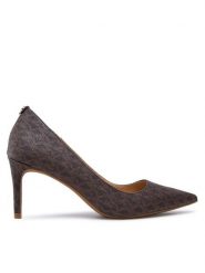 MICHAEL Michael Kors Szpilki Alina Flex Pump 40F2HNMP1B Brązowy. Brązowe szpilki MICHAEL Michael Kors, bez wzorów, ze skóry, bez obcasa. Za 629.99 zł.