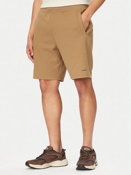 G-Star Raw Szorty sportowe D29112-E383 Beżowy Slim Fit. Brązowe szorty męskie G-Star Raw, m, z bawełny. Za 239.99 zł.