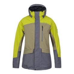 Kurtka męska narciarska Hannah Garow FD burnt olive/citronelle. Szare kurtki męskie Hannah, m, bez wzorów, bez kaptura. W wyprzedaży za 429.00 zł.