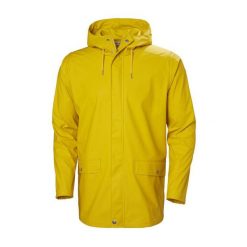 Kurtka uniwersalna męska Helly Hansen Moss Rain Coat. Żółte kurtki męskie Helly Hansen, m, bez wzorów, z syntetyku, klasyczne, z kapturem. Za 455.00 zł.