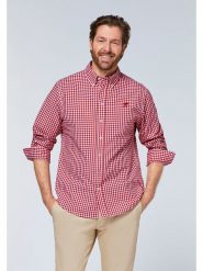 Polo Sylt Koszula - Regular fit - w kolorze czerwono-białym rozmiar: 3XL. Białe koszule męskie Polo Sylt, xl, bez wzorów, bez kołnierzyka, bez ramiączek. Za 87.40 zł.