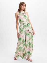 More & More Kombinezon Kobiety wiskoza zielony, 46. Zielone kombinezony damskie MORE & MORE, na lato, bez wzorów, z wiskozy, bez kołnierzyka, bez ramiączek. Za 449.95 zł.
