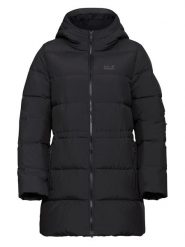 Jack Wolfskin Kurtka puchowa "Frozen Palace" w kolorze czarnym rozmiar: M. Czarne kurtki damskie Jack Wolfskin, m, bez wzorów, z puchu, bez kaptura. Za 785.09 zł.