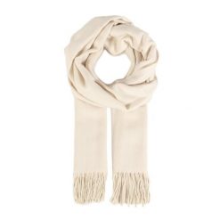 Szal Acccessories. Białe szaliki i kominy damskie ACCCESSORIES, bez wzorów. Za 49.99 zł.