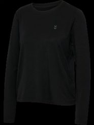 Hummel Koszulka długi rękaw hmlYOGA SOFT LOOSE W – miękki TENCEL™. Czarne t-shirty damskie HUMMEL, m, bez wzorów, z dżerseju, bez kołnierzyka. Za 130.50 zł.