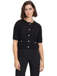 Vera Mont Kardigan w kolorze czarnym rozmiar: XL. Czarne kardigany damskie Vera Mont, xl, bez wzorów. Za 223.99 zł.